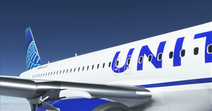 8K United Airlines Blue Livery A320neo thumbnail 3