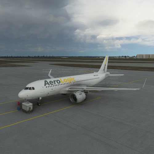 AeroLogic A320N Cargo Livery