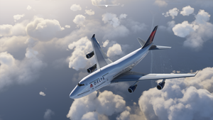 Boeing 747-400 Delta Airlines thumbnail 2
