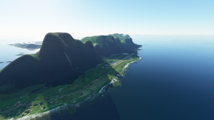 ENVY Vaeroy Airport and ENVR Vaeroy Heliport. thumbnail 2