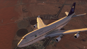Boeing 747-400 Saudi Arabian thumbnail 3