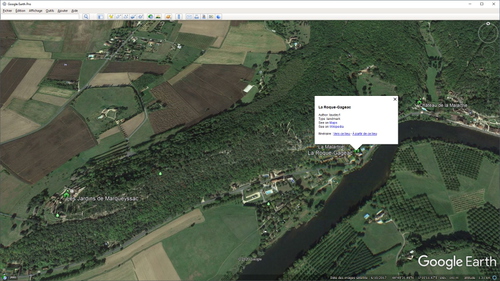 KML and Flightplan for 55 Castles in French Dordogne 