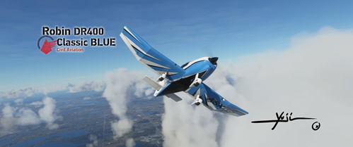 Robin DR400 Classic BLUE
