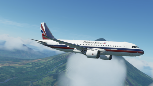 [8K] A320N Philippine Airlines Retro Livery [v.1.10.8 Compatible]