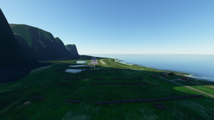 ENVY Vaeroy Airport and ENVR Vaeroy Heliport. thumbnail 4