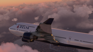 Boeing 747-400 Delta Airlines thumbnail 3