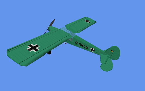 Fieseler Storch Fi156 Static Aircraft