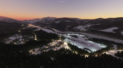 The fictional STARÉ HAMRY airport (LKSH) 1.2