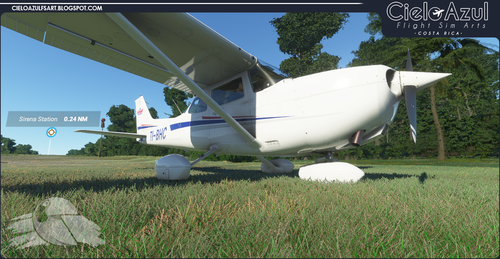 Aerobell Flight School | TI-BHC | Asobo Cessna C172SP Classic (8K)