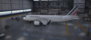 [A32NX] A320Neo Air France Montreuil Edition (based on F-GKXH) (clean/dirt) thumbnail 2