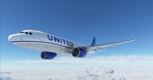 8K United Airlines Blue Livery A320neo thumbnail 7