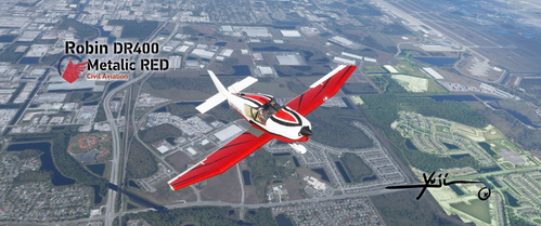 Robin DR400 Metalic RED
