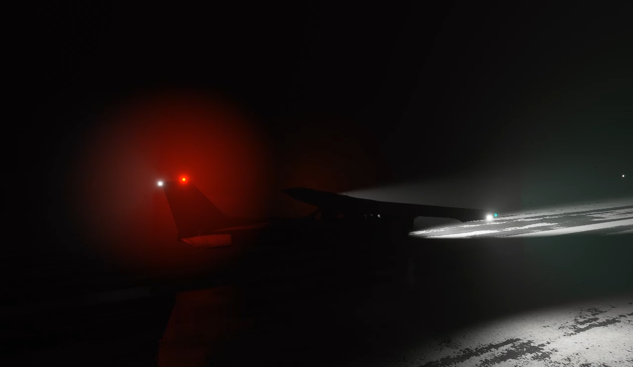 Enhanced lights for Cessna 172 (G1000)