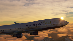 Boeing 747-400 Varig Brasil  thumbnail 3