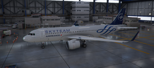 [A32NX] A320Neo Air France Skyteam (based on F-HEPI) (clean/dirt) thumbnail 1