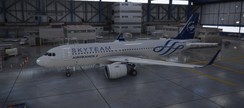 [A32NX] A320Neo Air France Skyteam (based on F-HEPI) (clean/dirt)