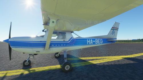 Cessna C-152 Malév Aero Club livery HA-BEG