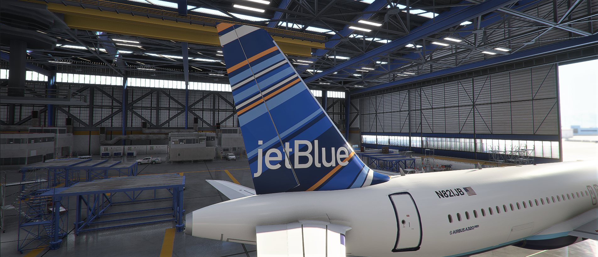 8K textures JetBlue "Barcode" - Image 1