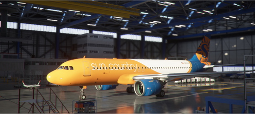 Sun Country A320 Livery