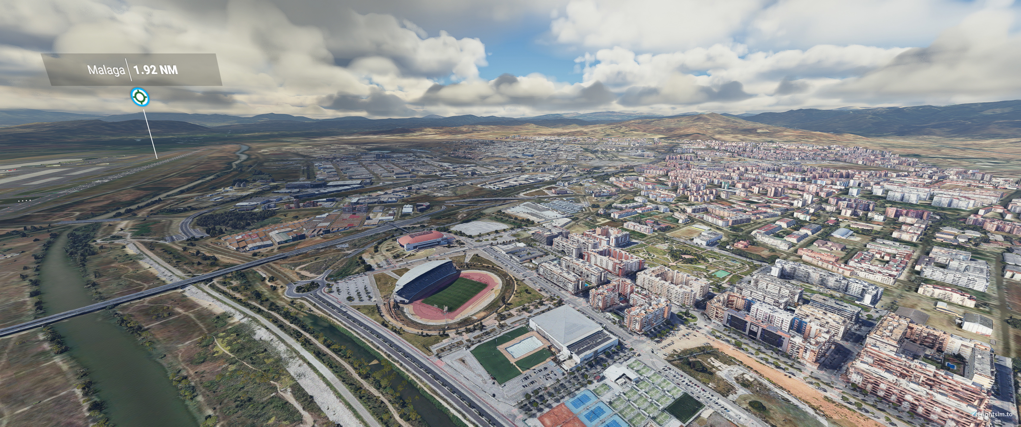 Malaga West . Final Malaga approach  - Image 1