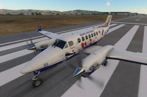 Beechcraft King Air 350i RAF 'ZK459' Rememberance Flight