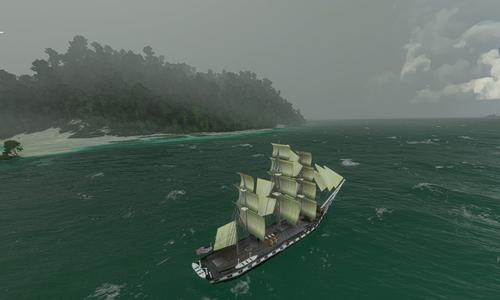 USS Constitution ship pilotable in MSFS