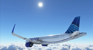 8K United Airlines Blue Livery A320neo thumbnail 6