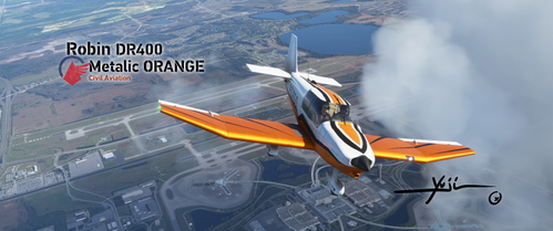 Robin DR400 Metalic ORANGE