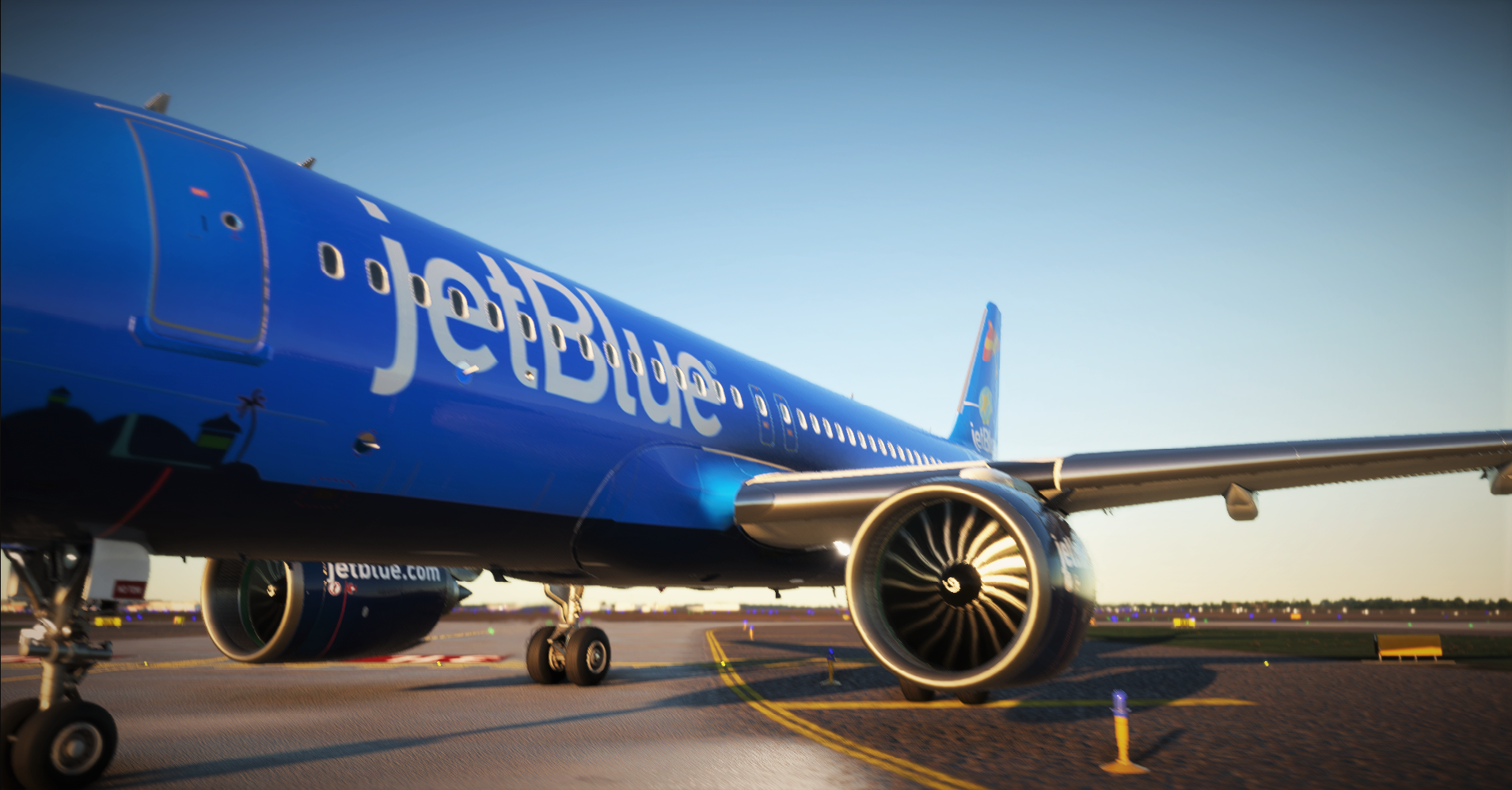 8K textures JetBlue "Bluericua" - Image 1