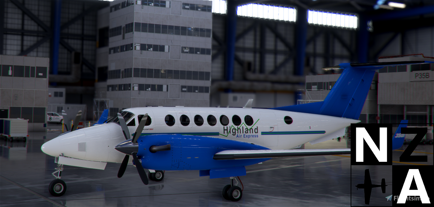 Papua New Guinea (PNG) Highland Air Express King Air 350 Microsoft Flight Simulator