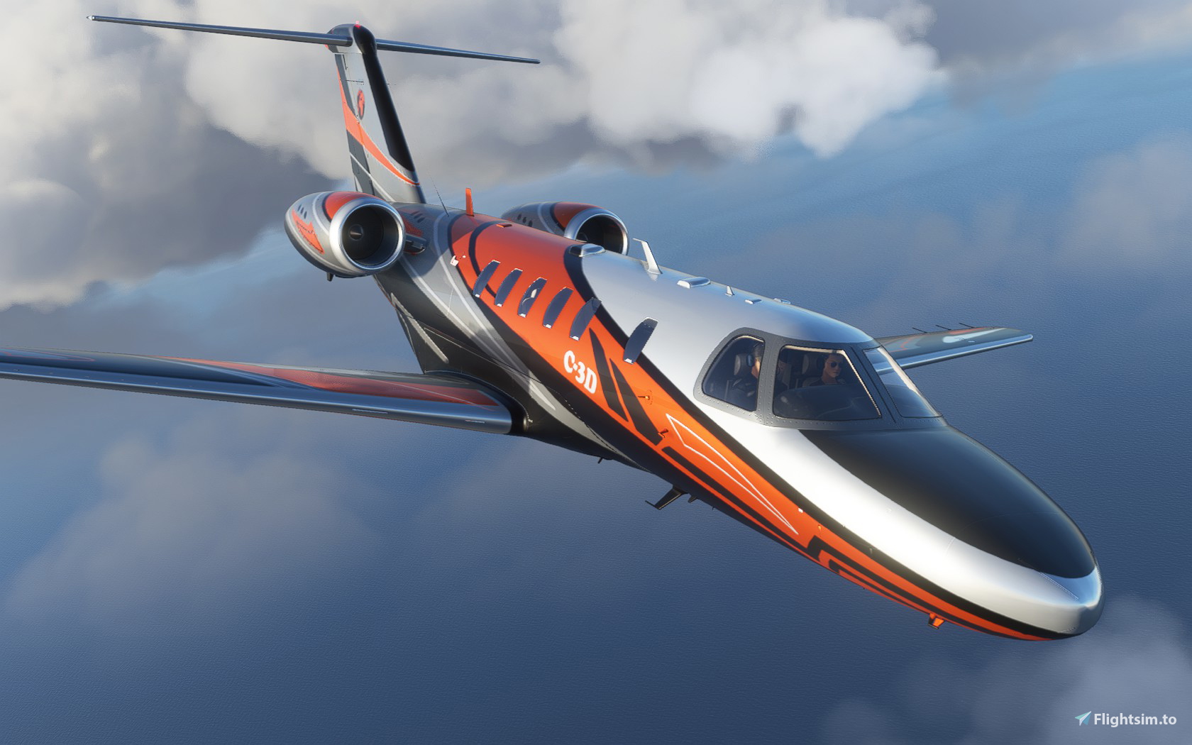 Livery Cessna CJ4 C-3D - Image 1