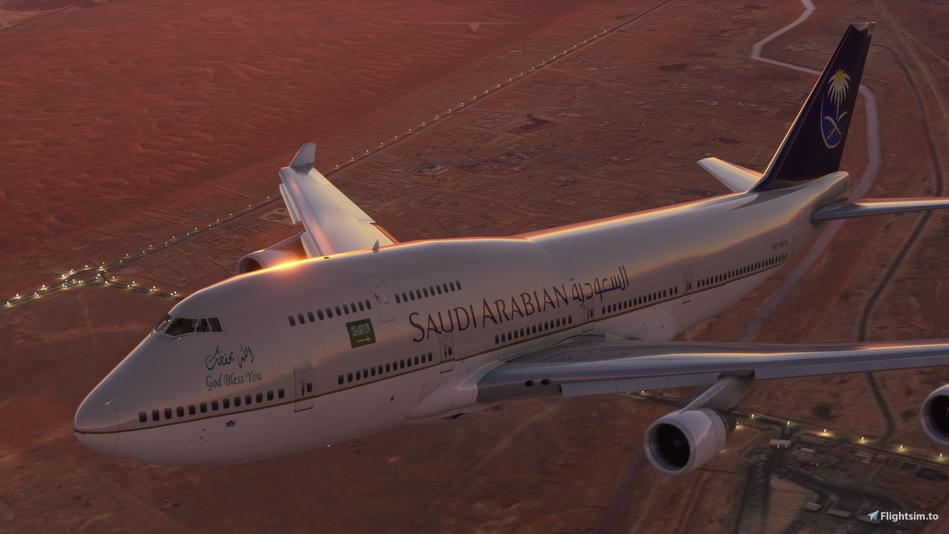 Boeing 747-400 Saudi Arabian - Image 1