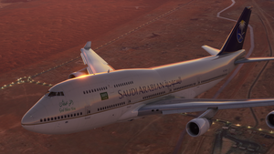 Boeing 747-400 Saudi Arabian thumbnail 1