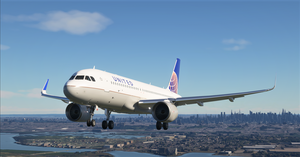 United Airlines A320neo 8K Textures  thumbnail 1