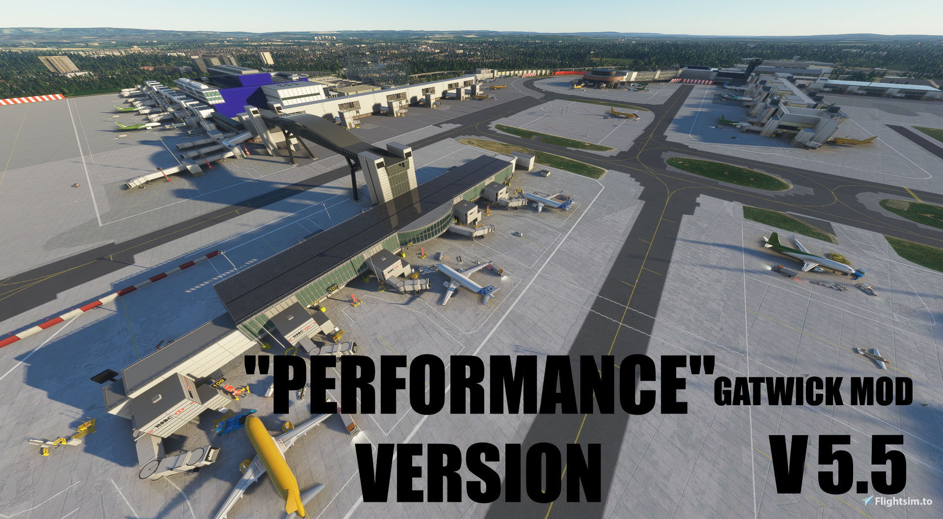 Gatwick Airport V5.5 "OLD SCHOOL" - Image 1