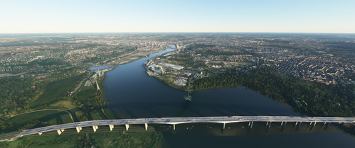 Ipswich and the Orwell Bridge Version 2