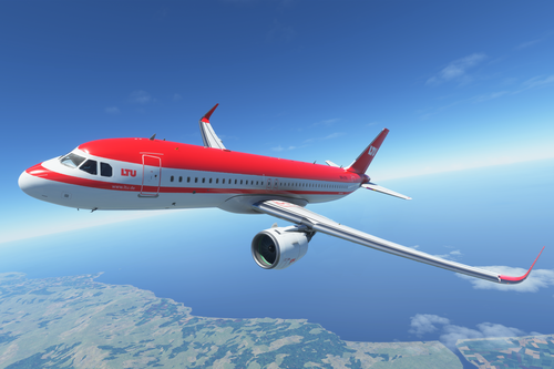 Airbus A320neo LTU (Red Roof livery)
