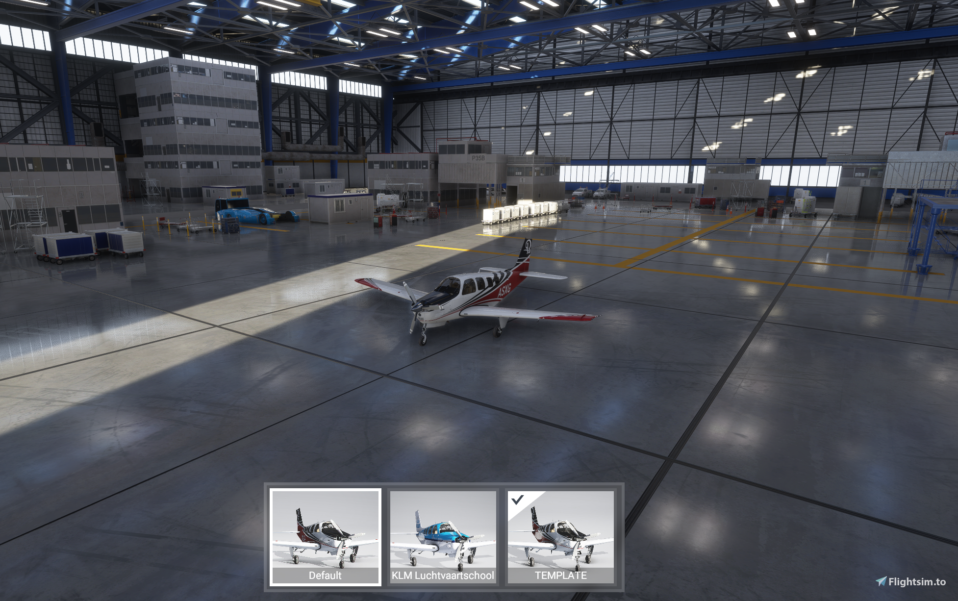 Beechcraft Bonanza G36 paintkit - Image 1