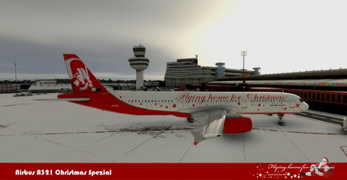 Air Berlin Airbus A321 Flying home for Christmas