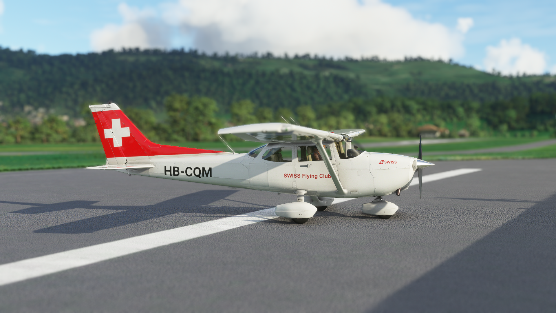 Asobo Cessna 172 SWISS Flying Club HB-CQM (G1000) - Image 2