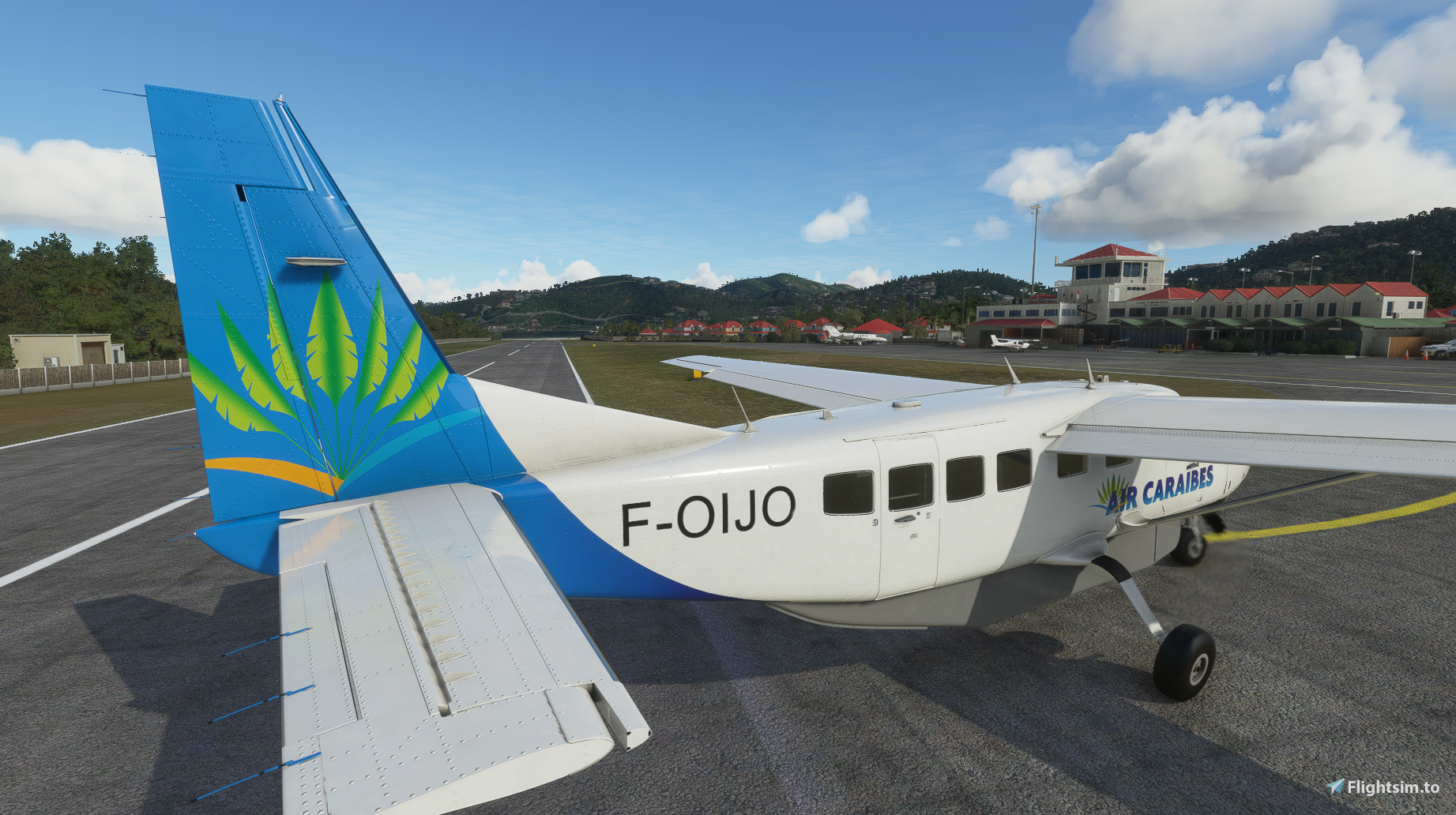 Air Caraibes Pre 2015 Branding C208 (8K Livery) - Image 1