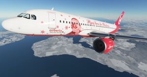 [A32NX] FBW Air Berlin A320 - Christmas edition - Stanta Claus Tour 2012 thumbnail 1