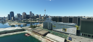 Auckland New Zealand (hand crafted, no photogrammetry) Now with night lighting. thumbnail 6