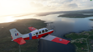 Asobo Beechcraft Bonanza RAF Trainer thumbnail 2
