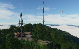 Uetliberg TV Tower and Lookout Tower Zurich/Zürich, Switzerland thumbnail 3