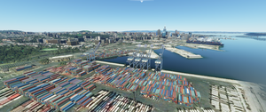 Auckland New Zealand (hand crafted, no photogrammetry) Now with night lighting. thumbnail 7