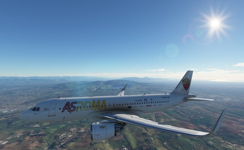 Custom AS ROMA livery