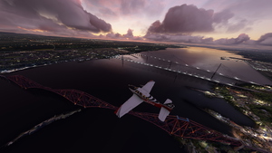 The Forth Bridges with North and South Queensferry. Scotland.  thumbnail 4