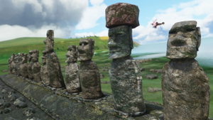 Ahu Tongariki ( Moai sculptures ), Easter Island , Chile thumbnail 4