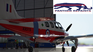 Asobo Beechcraft Bonanza RAF Trainer thumbnail 1